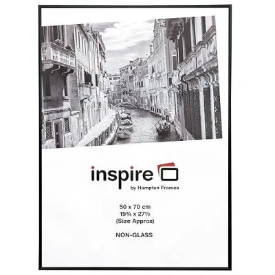 Image of Hampton Frames, Poster Frame, Black, 50x70cm