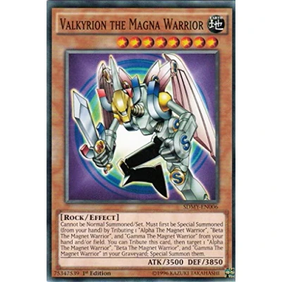 Image of YuGiOh SDMY EN006 1st Ed Valkyrion the Magna Warrior common card
