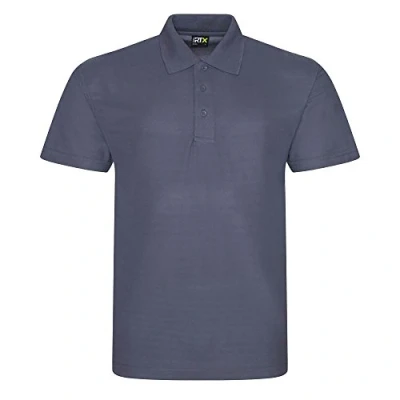 Image of PRORTX Mens Pro Pique Polo Shirt (3XL) (Solid Grey)