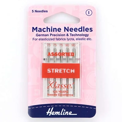 Image of Hemline Sewing Machine Needles Stretch Various Sizes