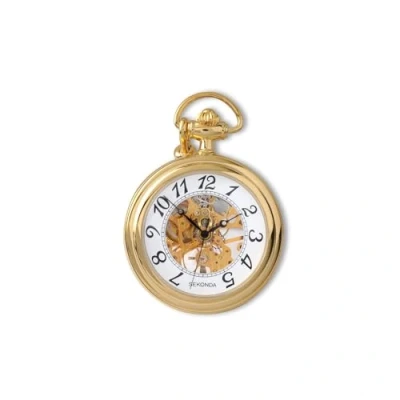 Image of Sekonda Women&#039;s Quartz Watch with White Dial Analogue Display and Gold Bracelet 1110.3
