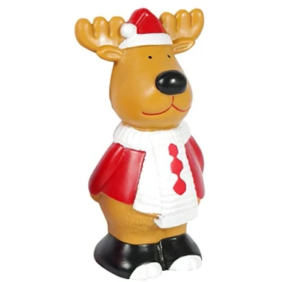 Image of Pet Brands Christmas Reindeer Squeaky Dog Toy