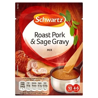 Image of Schwartz Pork &amp; Sage Gravy Sachet 25g