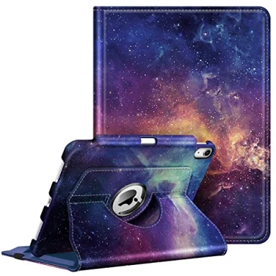 Image of FINTIE Rotating Case for iPad Air 11 inch (2024) M2, 6th / 5th 4th Generation (2024/2022/2020) [360 Rotating] Adjustable Stand Cover with Pencil Holder, Galaxy