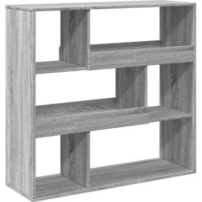 Image of vidaXL Book Cabinet/Room Divider Grey Sonoma 100x33x94.5 cm