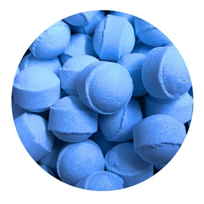 Image of 1kg Blueberry Scented Bath Marbles Fizzers Mini Bombs (Approximately 100)