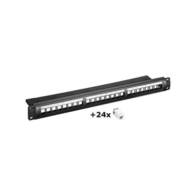 Image of Goobay 95336 19 Zoll (48.3 cm) Keystone Patch Panel (1 HE)