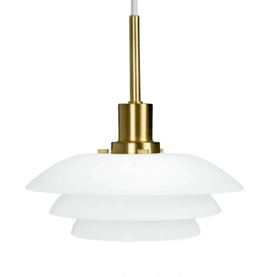 Image of Dyberg Larsen DL20 pendant lamp, glass, brass