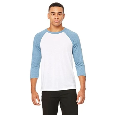 Image of Delifhted Adult 3/4 Sleeve Blended Baseball Tee