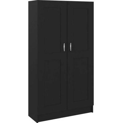 Image of vidaXL Book Cabinet Living Room Furniture Shelving Bookshelf Standing Shelve Storage Rack File Sideboard Highboard Black Chipboard
