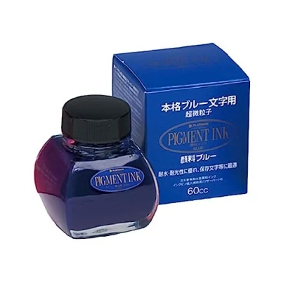 Image of PLATINUM Pigment Ink 60 cc Bottle Blue, INKC 1500#60