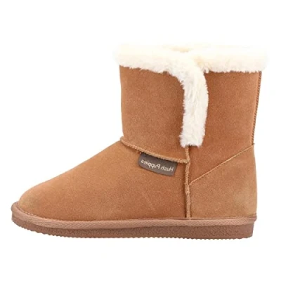 Image of Hush Puppies Women&#039;s Ashleigh Slipper, Tan, 3 UK