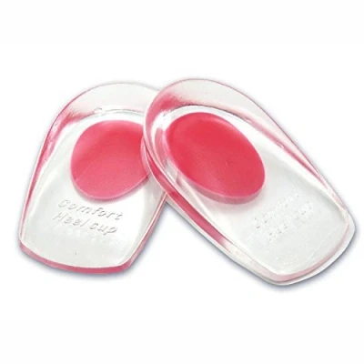 Image of VivoFoot 2 Pairs Gel Heel Cups, Shoe Inserts for Plantar Fasciitis, Spur &amp; Achilles Pain Relief, Lift Pads Men Women (Small, Pairs)
