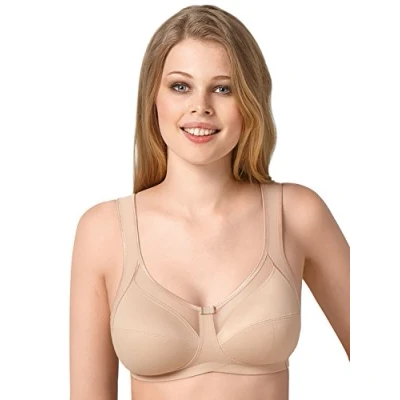 Image of Anita Womens Clara Comfort Soft Bra Black Nylon Size 48E UK BACK/CUP
