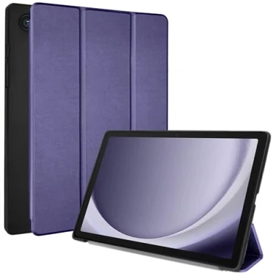 Image of TECHGEAR Smart Case for Samsung Galaxy Tab A9 Plus 11&quot; 2023 Release (SM X210 / SM X215) PU Leather Slim Tri fold Stand Cover with Corner Protection [Auto Wake/Sleep] Blue