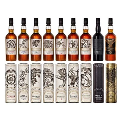 Image of Game of Thrones Single Malt Whiskies/Set 9 bottles / 650cl