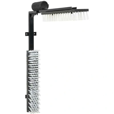 Image of vidaXL Cattle Brushes Wall Mounted 84x10x91 cm