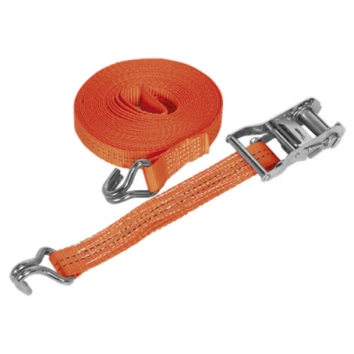Image of Sealey Ratchet Tie Down 35mm x 6m Polyester Webbing 2000kg Breaking Strength