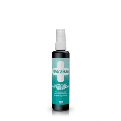 Image of NatraSan Advanced Hypochlorous Spray Soothes &amp; Protects, Alcohol Free, Hydrates Refreshes, Suitable for All Skin Types, Reduces Irritations, Redness Breakouts, Made in the UK (100ml)