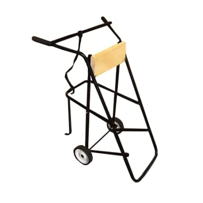 Image of UK Custom Covers Outboard Motor Engine Storage Trolley To Store Maximum Weight 60kg (Long or Short Shaft 15&quot; 20&quot; Transom) OMT749BLACK