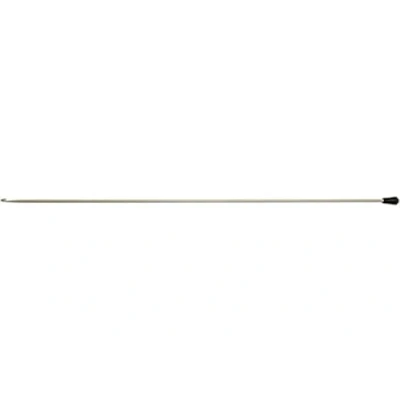 Image of KnitPro KP30820 2 mm Aluminium Tricot/ Afghan Crochet Hook, Grey