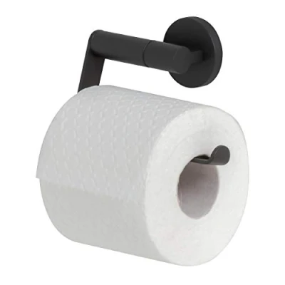 Image of Tiger Noon Toilet Roll Holder, Black, 13.2 x 9 4 cm