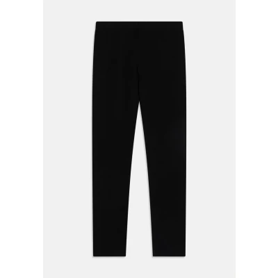 Image of Lindex Solid Unisex Leggings Trousers for kids, Size: 1 2y, Black