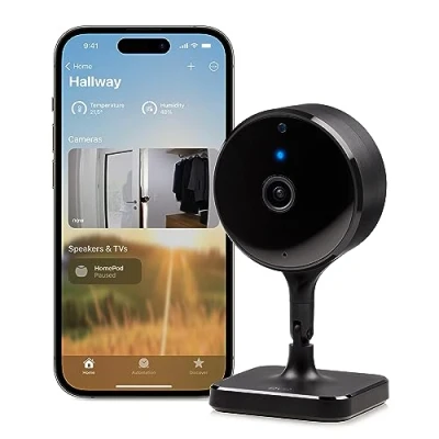 Image of Eve Cam Smart indoor camera with Apple HomeKit Secure Video Technology
