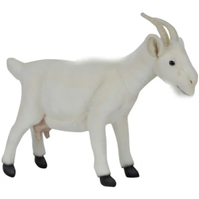 Image of Hansa Plush Soft Toy White Goat 34cm. 4151.