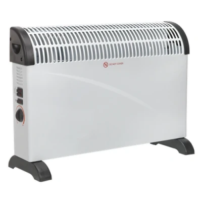 Image of Sealey Convector Heater 2000W 3 Heat Settings Thermostat Turbo Fan
