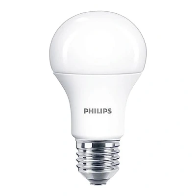 Image of Philips CorePro 12.5W (100W Replacement) A60 LED Bulb, E27 Edison Screw, 4000K Cool White, Non Dimmable, Frosted Light