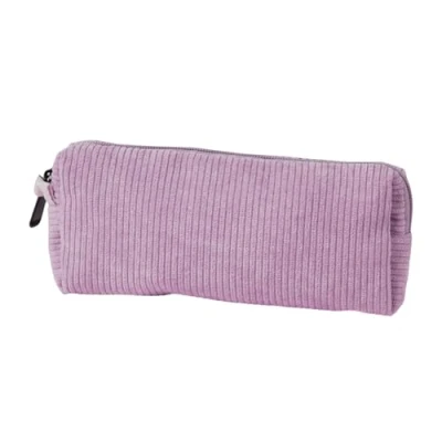 Image of bnsggl Pencil Cases, Zippered Pen Bag Corduroy Big Capacity Stationery Bag, Holder for Student