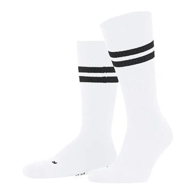 Image of FALKE Unisex Dynamic U SO Cotton Patterned 1 Pair Socks, White (Offwhite 2030), 11 12.5