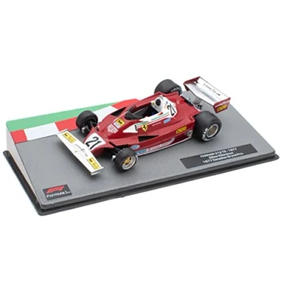 Image of OPO 10 Miniature car Formula 1 1/43 compatible with FERRARI 312 T2 Gilles Villeneuve 1977 FD045