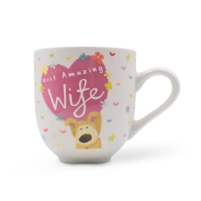 Image of Boofle Amazing Wife Love Blooms Fur Ever Mug Gift Idea