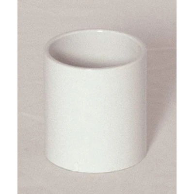 Image of Solvent Weld White 50mm (56mm) Waste Pipe Coupling Pack of 2