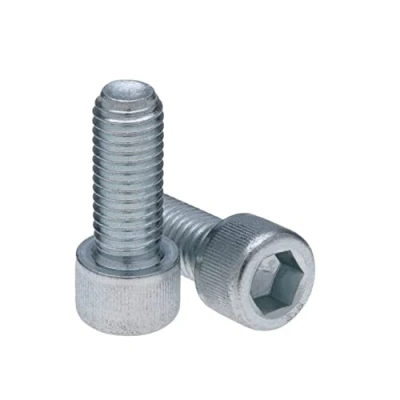 Image of Cylinder Head Cap Screws M10 Strenght Sleel Class 8.8 (Pack of 5) Zinc Plated Hex Hexagon Allen Socket Bolts Thread Fasteners Cylindrical Heavy Duty Accorting to DIN912 (10mm x 30mm)