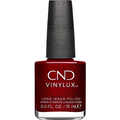 Image of CND Vinylux Upcycle Chic Collection Needles &amp; Red 0.5oz / 15ml
