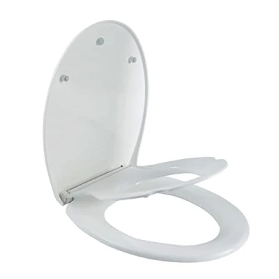 Image of EcoSpa Oval Family Toilet Seat 2 in 1 Adult &amp; Removeable Child Seat, Soft Close with Quick Release Top Bottom Fixing Hinges