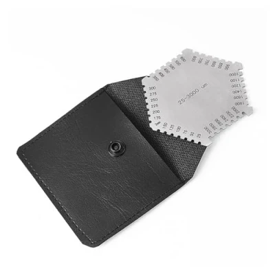 Image of DEWIN Wet Film Comb, High Precision Stainless Steel Gauge, 25 3000um Thickness Gauge for Paint Vanish Measurement
