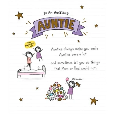 Image of Auntie Birthday Card to an Amazing