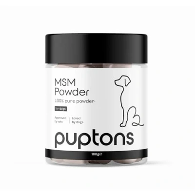 Image of Puptons MSM Powder for Dogs 100g (200 scoops)