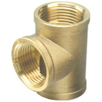 Image of 1&quot; Brass Female Threaded Tee