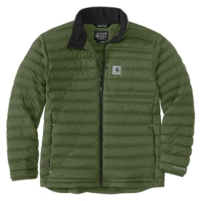 Image of Carhartt 106013 LWD Relaxed Fit Stretch Insulated Jacket CHIVE M