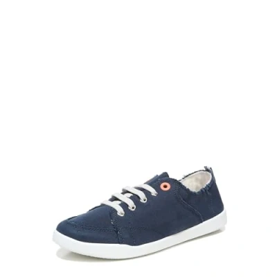 Image of Vionic Women&#039;s Pismo Sneaker, Dark Blue Fabric, 4.5 UK