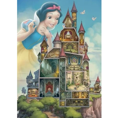 Image of Ravensburger 12000257 disney Castles: Snow White 1000 pieces jigsaw Puzzle for adults and kids age 14 years up, jigsaw, gifts