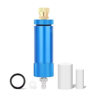 Image of 30Mpa High Pressure PCP Hand Pump Air Compressor Filter Oil Water Separator Moisture Trap with Female and Male Quick Connect Thread, Airgun Accessories Filtration Equipment