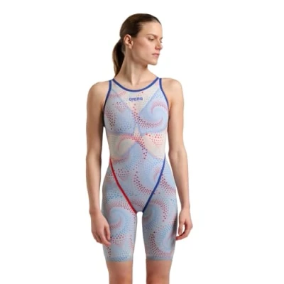 Image of ARENA Women&#039;s Open Back Powerskin Carbon Glide Kneeskin Racing Suit