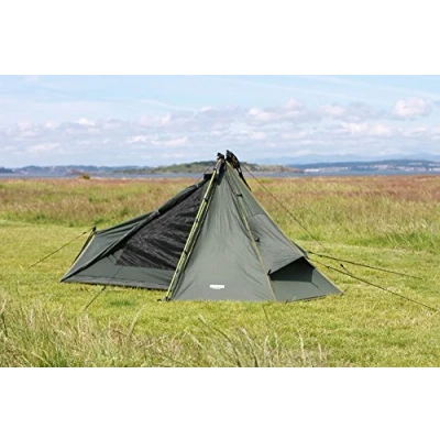 Image of DD Hammocks SuperLight Tarp Tent Lightweight 1 Person Hiking for Adventure sports Backpacking and Bikepacking