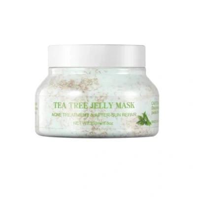 Image of Britains Beauty Ultimate Jelly Masks 10 Varieties for All Skin Types: Brightening, Hydration, Anti Aging, Acne Treatment, Natural Ingredients, 250ml Each (Tea Tree Mask)